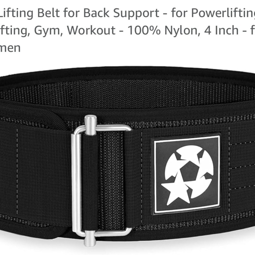 Black weight lifting Gym Belt NEW in box